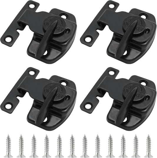 Biaungdo 4 Pieces Metal Dining Table Locks Dining Training Table Buckles Latches Table Connectors Leaf Latch V1259-DP01-D-43
