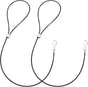 Biaungdo 2 Pcs Adjustable Gate Latch Cable Pull, Stainless Steel Gate Latch Pull String Fence Gate Opener V1259-DP01-D-47