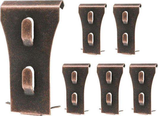 Biaungdo 6 Pcs Brick Wall Clips, Steel Brick Hook Clips, Heavy Duty Brick Hanger for Hanging Outdoors, Metal V1259-DP01-D-6