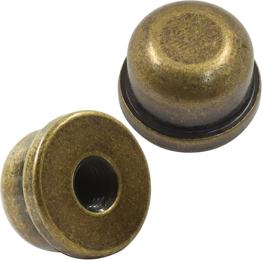 Biaungdo 2 Pack Metal Lamp Finial Cap Knob, Lamp Shade Screw Cap Top Lamps Decoration for Lamps Shade Holder, V1259-DP01-D-69