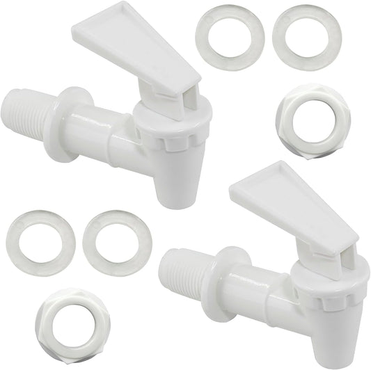 Biaungdo Replacement Water Cooler Faucet Bottle Jug, 2 Sets BPA-Free Plastic Water Spigot Spout Beverage V1259-DP01-D-7