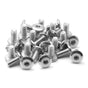Biaungdo 30 Pcs M6x12mm Stainless Steel Flat Head Hex Socket Cap Bolts Screws Countersunk Connector Fastener V1259-DP01-D-74