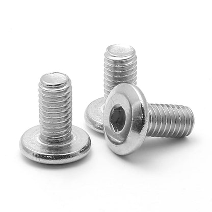Biaungdo 30 Pcs M6x12mm Stainless Steel Flat Head Hex Socket Cap Bolts Screws Countersunk Connector Fastener V1259-DP01-D-74