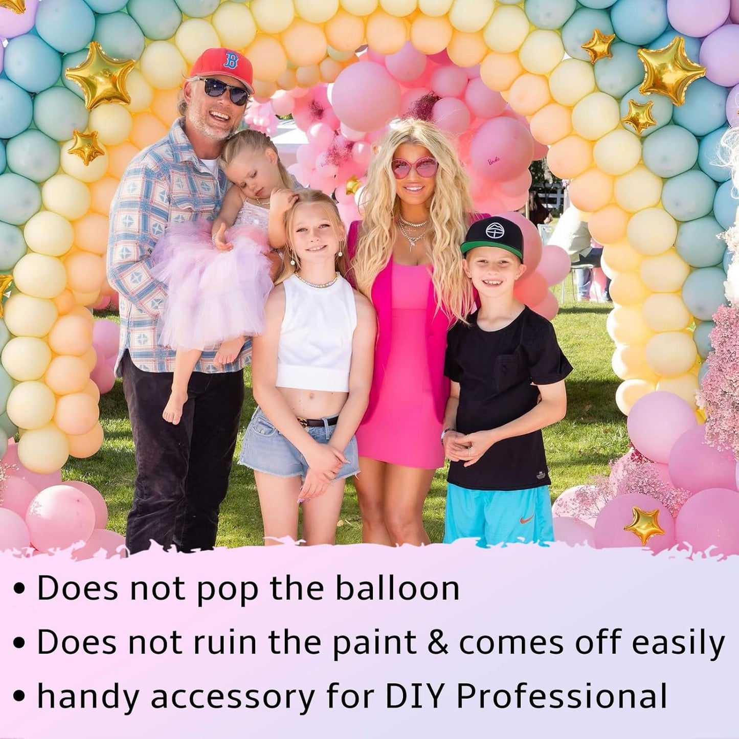WISYOK 4000 Pcs Glue Points for Balloons, Removable Double-Sided Adhesive Points, Craft, Wedding Decoration V1259-DP01-E-114