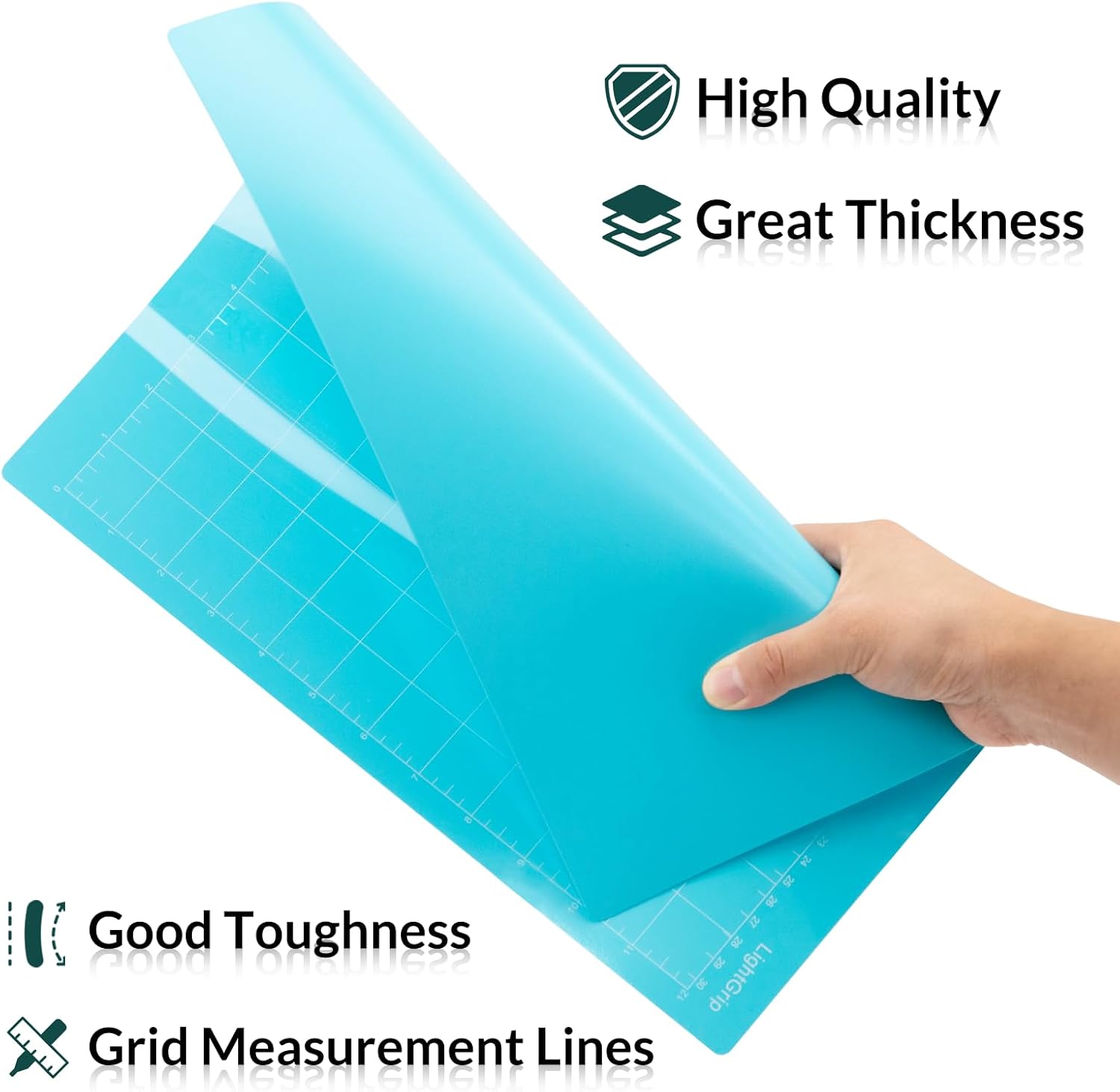 WISYOK 4-Pack 12x12 Inch Cutting Mats for Explore Air 2/Air/One/Maker, Reusable Adhesive Replacement Mats V1259-DP01-E-115