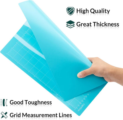 WISYOK 4-Pack 12x12 Inch Cutting Mats for Explore Air 2/Air/One/Maker, Reusable Adhesive Replacement Mats V1259-DP01-E-115