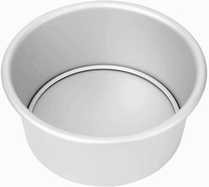 6 Inch Cake Pan Round, Small Cheesecake Pan with Removable Bottom, Chiffon Cake Mold Anodized Aluminum Baking V1259-DP01-E-140