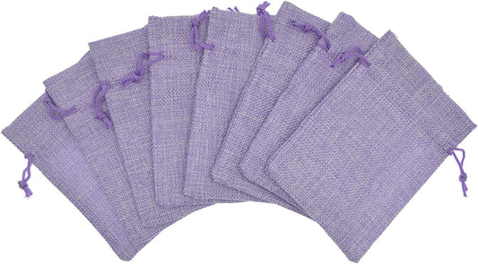 20Pcs Burlap Bags with Drawstring 2.7 x 3.5 Inch, Linen Small Party Favor Gift Bags Jewelry Pouches Sachet V1259-DP01-E-141