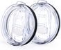 2 Pack 20 oz Tumbler Lids,Replacement Spill Proof Splash Resistant Slider Mug Toppe for Yeti Ramble and More V1259-DP01-E-159