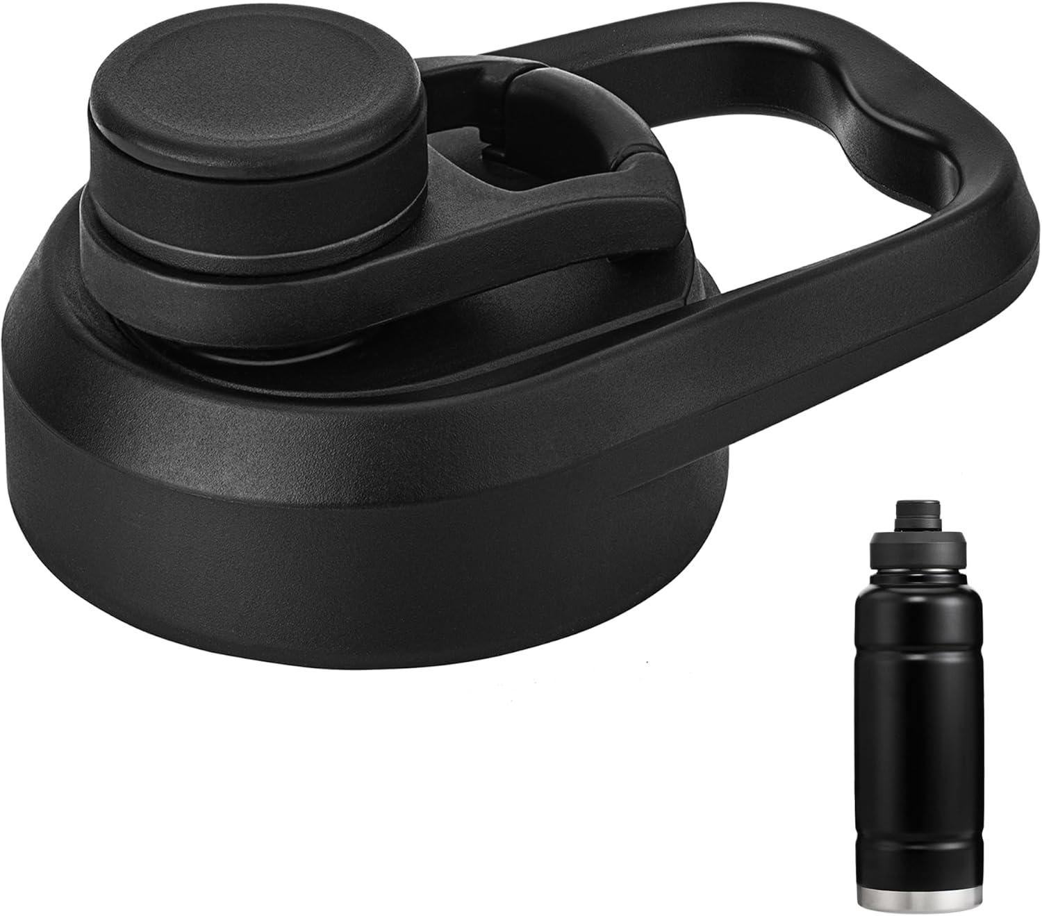 Replacement Lid for Bubba Water Bottle 24 32 40 OZ, Spout Lid with Ergonomic Handle for Bubba Trailblazer - V1259-DP01-E-170