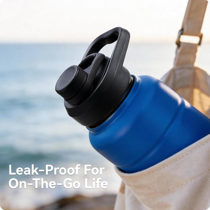 Replacement Lid for Bubba Water Bottle 24 32 40 OZ, Spout Lid with Ergonomic Handle for Bubba Trailblazer - V1259-DP01-E-170