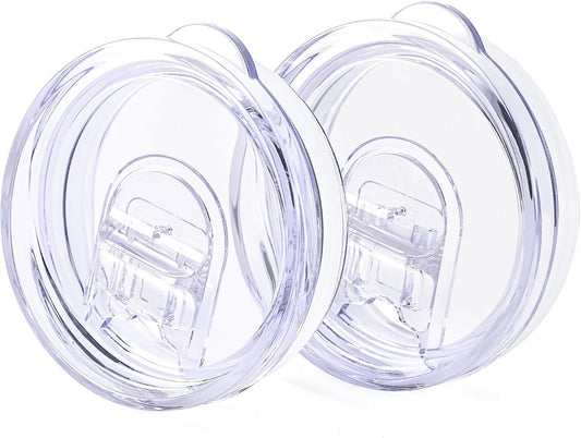2 Pack 20 oz Skinny Tumble Lids,Replacement Spill Proof Splash Resistant Sliding Cup Covers for 2.73" Inner V1259-DP01-E-174