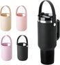 BPA - Free Silicone Carry Handle: Durable Accessory for Stanley Quencher 40oz (Black) V1259-DP01-E-191