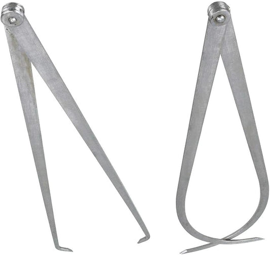 Biaungdo 300mm/12 inch Long Firm Joint Metal Measurement Inside Outside Caliper 2 Pcs V1259-DP01-E-20