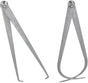 Biaungdo 300mm/12 inch Long Firm Joint Metal Measurement Inside Outside Caliper 2 Pcs V1259-DP01-E-20