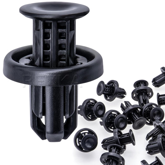 Rexka 40pcs Rear Front Bumper Cover Fender Grille Under Cover Push-Type Retainer Clip Fastener Rivet V1259-DP01-E-201