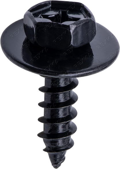 Rexka 20pcs Bumper Cover Splash Shield Screw Bolt Compatible with Toyota Lexus 90159-60477 V1259-DP01-E-220