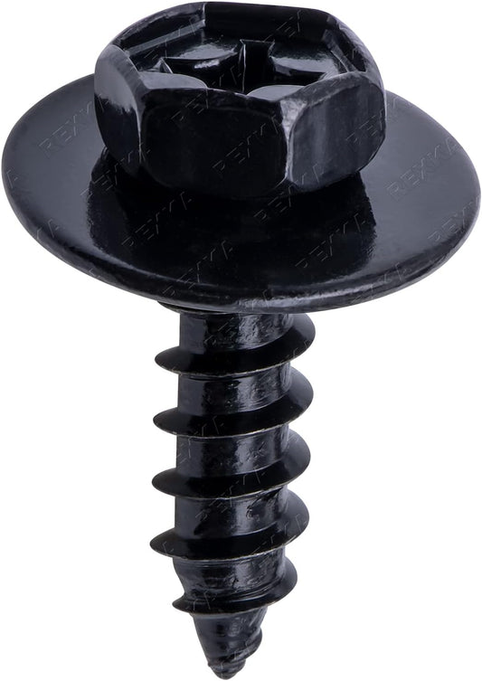 Rexka 20pcs Bumper Cover Splash Shield Screw Bolt Compatible with Toyota Lexus 90159-60477 V1259-DP01-E-220
