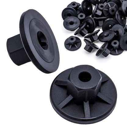 Rexka 30pcs Fender Liner Splash Shield Under Cover Nut for Audi Volkswagon Porsche N90757901 N90352101 V1259-DP01-E-226