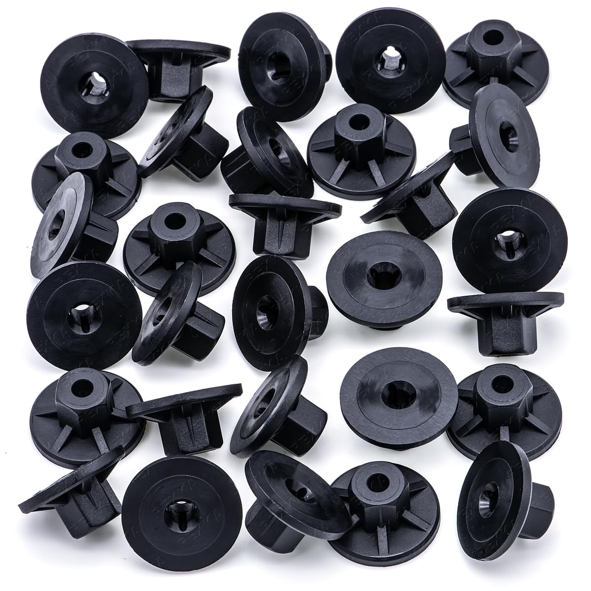 Rexka 30pcs Fender Liner Splash Shield Under Cover Nut for Audi Volkswagon Porsche N90757901 N90352101 V1259-DP01-E-226