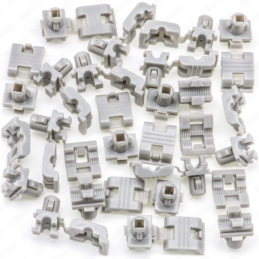 Rexka 20pcs Tailgate & Door Lock Rod Latch Clips 5/32 Rod Size for GM Trucks 16629990 16675980 Ford F150 F250 V1259-DP01-E-259