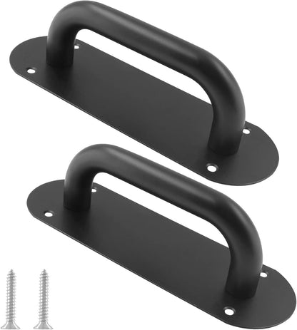 Biaungdo 2 Pack Door Handle Pull Plate, Stainless Steel Door Handle Pull Heavy Duty Barn Door Pull Handles V1259-DP01-E-26