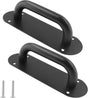 Biaungdo 2 Pack Door Handle Pull Plate, Stainless Steel Door Handle Pull Heavy Duty Barn Door Pull Handles V1259-DP01-E-26