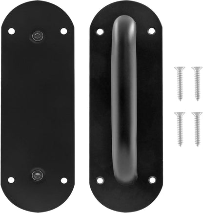 Biaungdo 2 Pack Door Handle Pull Plate, Stainless Steel Door Handle Pull Heavy Duty Barn Door Pull Handles V1259-DP01-E-26