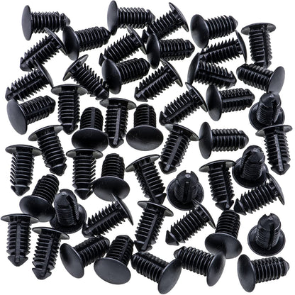 Rexka 50 pcs Trim Panel Retainer Clip Push Pin Compatible with Ford N807721-S Chrysler 6504043 Explorer... V1259-DP01-E-262