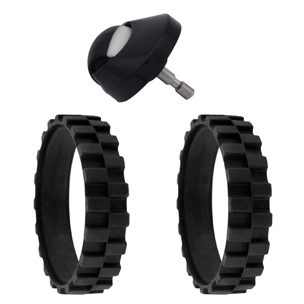 Replacement ront Caster Ball Wheel Tire Kit Compatible with iRobot Roomba 500, 600, 700, 800, 900, e and i V1259-DP01-E-280