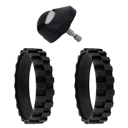 Replacement ront Caster Ball Wheel Tire Kit Compatible with iRobot Roomba 500, 600, 700, 800, 900, e and i V1259-DP01-E-280