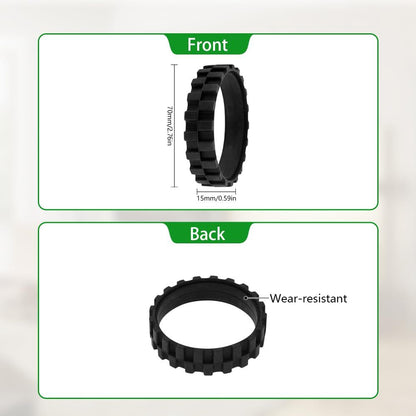 Replacement ront Caster Ball Wheel Tire Kit Compatible with iRobot Roomba 500, 600, 700, 800, 900, e and i V1259-DP01-E-280