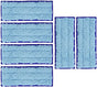 Replacement Washable & Reusable Wet Mopping Pad Compatible with iRobot Braava Jet 240, 241, 244, 245, 250 V1259-DP01-E-285