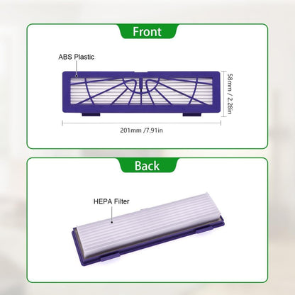Replacement ilters Compatible with Neato Connected D3 D4 D Series D75 D80 D85 and Botvac Series 65 70e 75 80 V1259-DP01-E-292