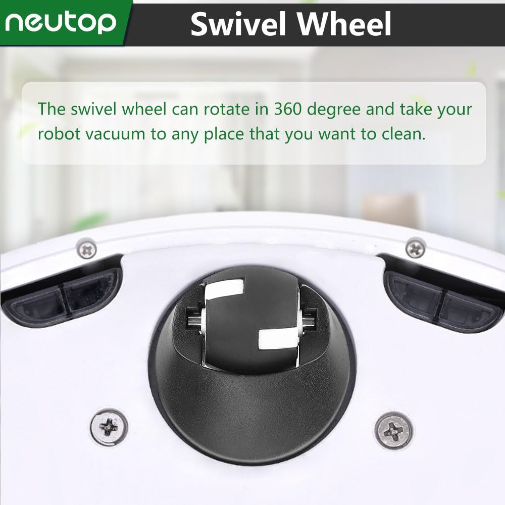 Replacement Caster ront Wheel Compatible with euy RoboVac 11S, 30, 30C, 35C, 12, 15C, 15T, 11S/15C/30C Max, V1259-DP01-E-296