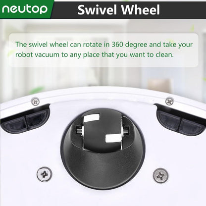Replacement Caster ront Wheel Compatible with euy RoboVac 11S, 30, 30C, 35C, 12, 15C, 15T, 11S/15C/30C Max, V1259-DP01-E-296