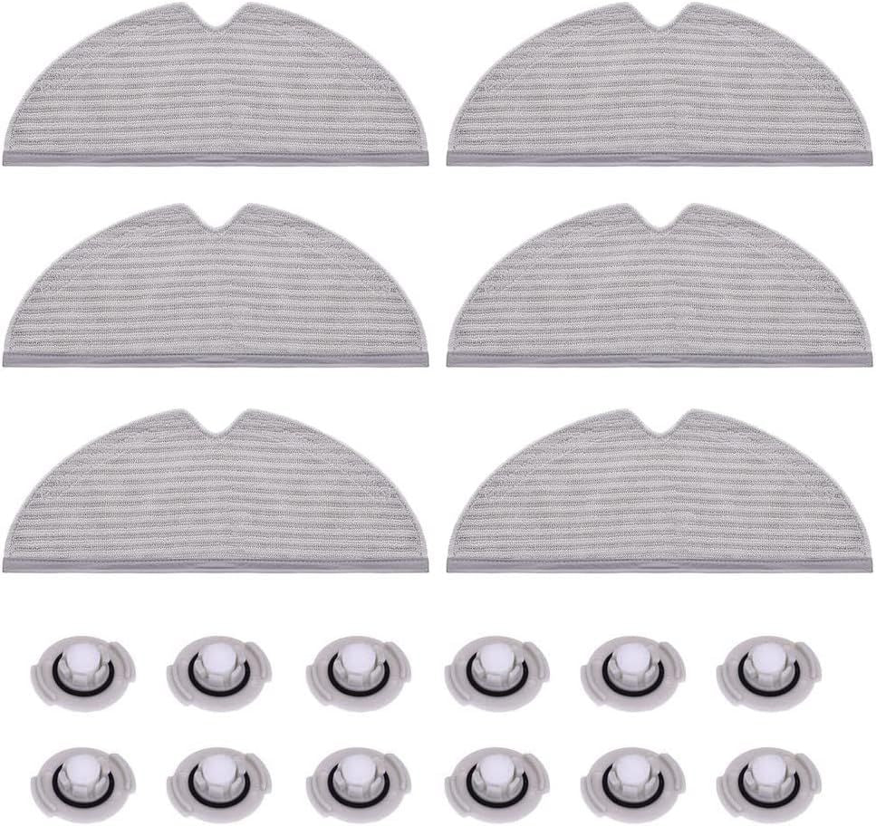 Mop Cloths Pads Water Tank ilter Compatible with Q7, Q7 Max, S6, S6 Pure/MaxV, S5 Max, S5, S4, E5, E4, E35 V1259-DP01-E-303
