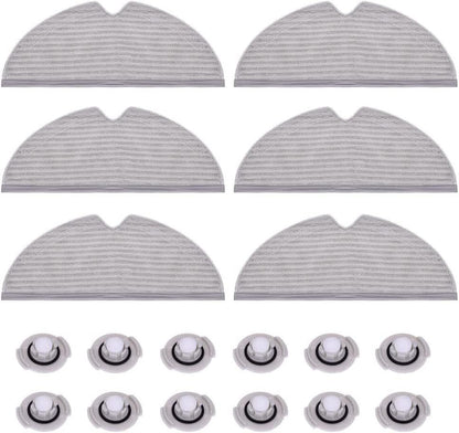 Mop Cloths Pads Water Tank ilter Compatible with Q7, Q7 Max, S6, S6 Pure/MaxV, S5 Max, S5, S4, E5, E4, E35 V1259-DP01-E-303