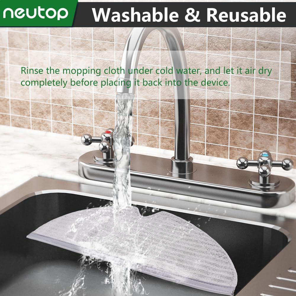 Mop Cloths Pads Water Tank ilter Compatible with Q7, Q7 Max, S6, S6 Pure/MaxV, S5 Max, S5, S4, E5, E4, E35 V1259-DP01-E-303
