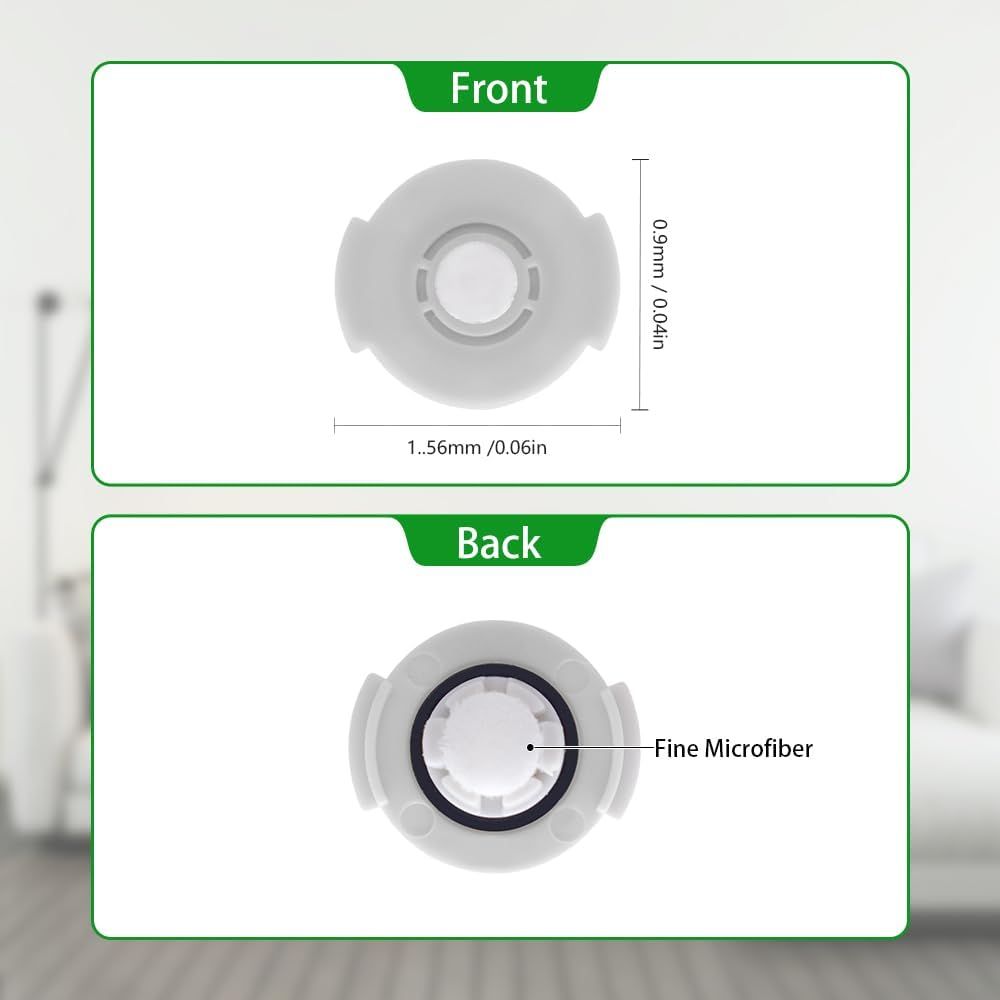 Mop Cloths Pads Water Tank ilter Compatible with Q7, Q7 Max, S6, S6 Pure/MaxV, S5 Max, S5, S4, E5, E4, E35 V1259-DP01-E-303