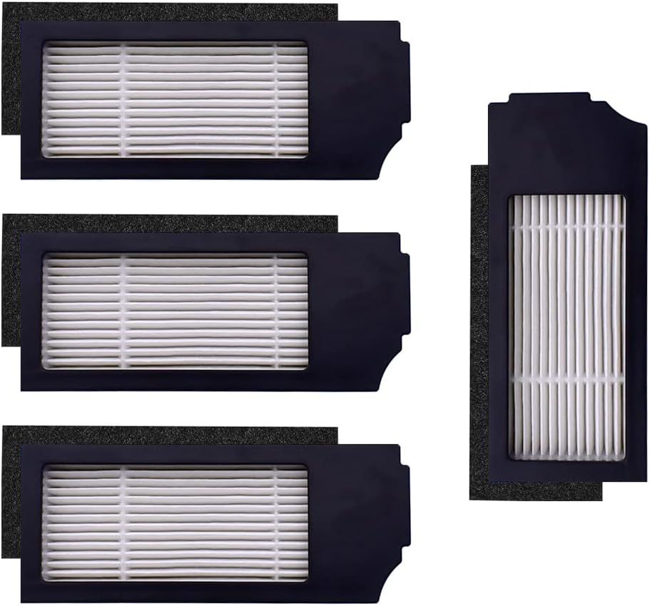Replacement ilter Sets Compatible with Ecovacs Deebot X1 Plus/Turbo/Omni, T10 Omni/Plus, N20 Plus/Pro Plus, V1259-DP01-E-304