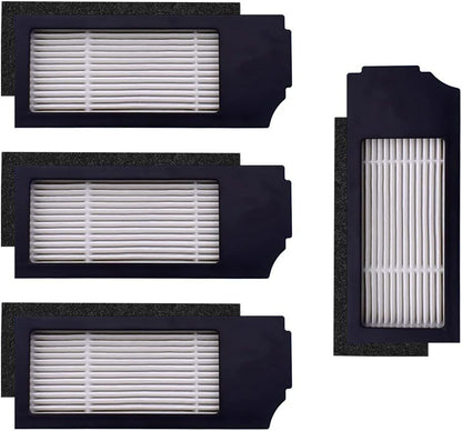 Replacement ilter Sets Compatible with Ecovacs Deebot X1 Plus/Turbo/Omni, T10 Omni/Plus, N20 Plus/Pro Plus, V1259-DP01-E-304