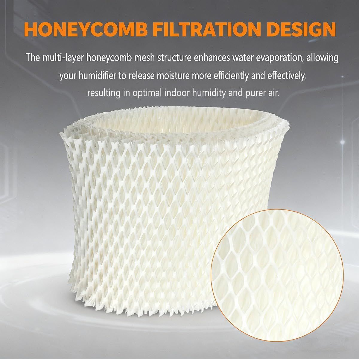 Humidiier ilter C Compatible with Honeywell HC-888N, HC-888, Wicking ilters Replacement Pack o 2 V1259-DP01-E-318