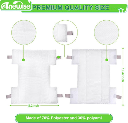 4Pack Pads or Shark Dust-Away Advanced Micro-iber Replacement Pads - Compatible with Shark Rocket Dust-Away, V1259-DP01-E-334