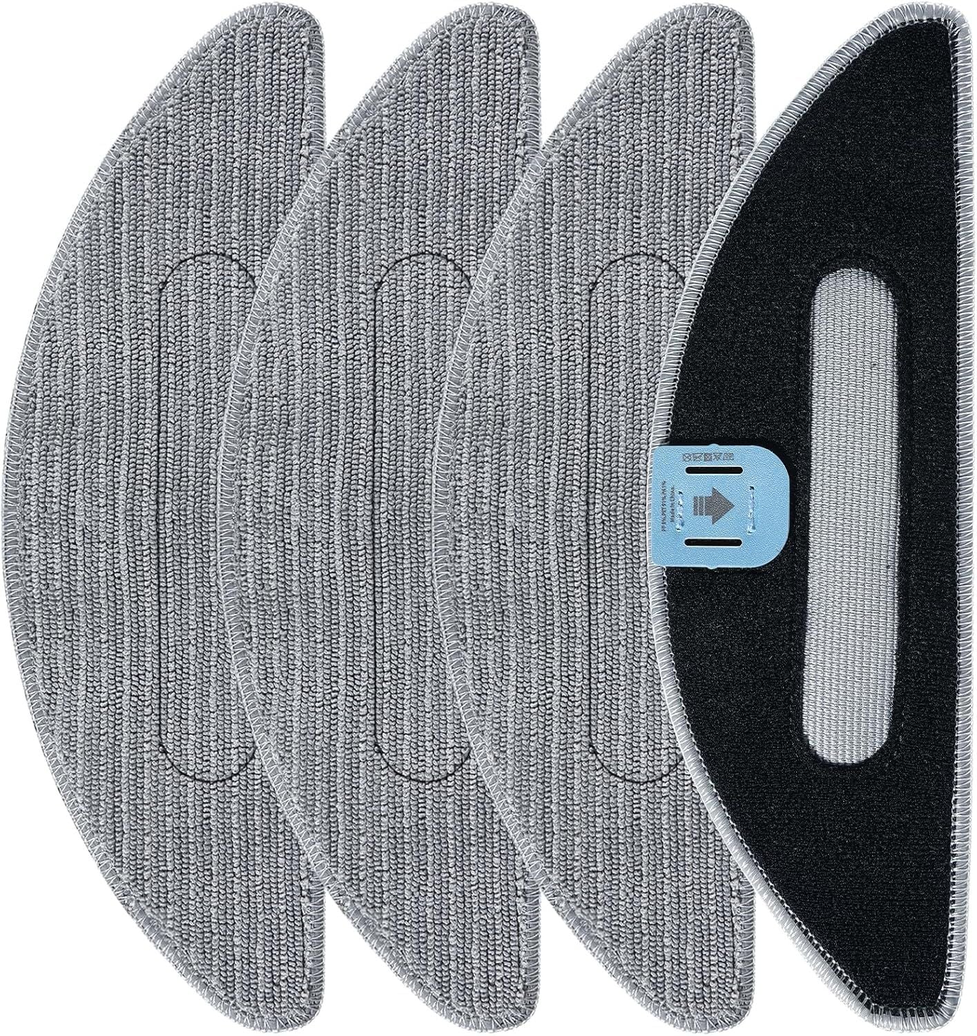 4 Pack Replacement Mop Pad Compatible with iRobot Roomba Combo i5+/ i5/ j5+/ j5 Robot Vacuum and Mop, V1259-DP01-E-341