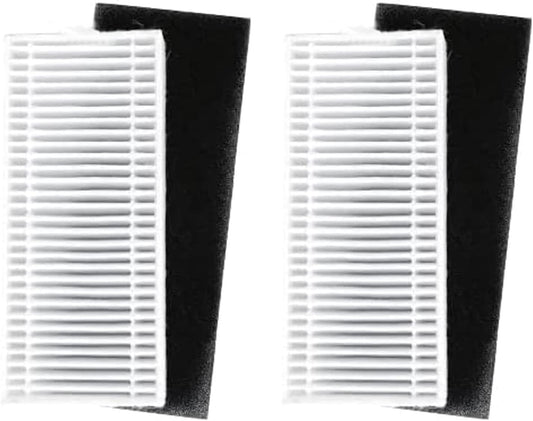 2 Pcs ilter Replacement or iHome Nova S1 Pro, iHRVS1PRO-3BLK, iHRVS1-3BLKS, iHRV9-BLKS Robotic Vacuum Cleaner V1259-DP01-E-349