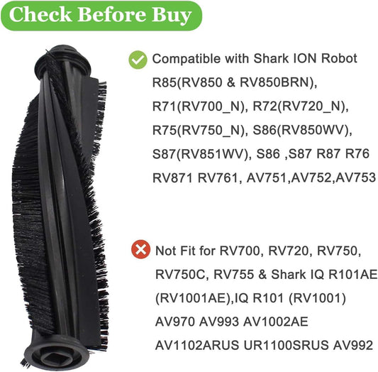 Main Roller Brush or Shark ION AV753 AV752 AV751 R85 RV850 S86 S87 S88 R71 R72 R75 RV761 RV771 RV871 ION V1259-DP01-E-352