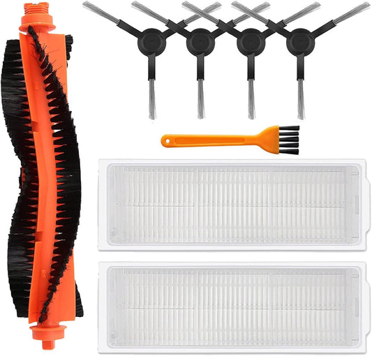 Replacement Spare Parts or WYZE Robot Vacuum Cleaner WVCR200S Accessories, 1 Main Roller Brush,4 Side V1259-DP01-E-353