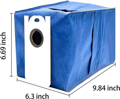 6 Pack Dust Bags or bObsweep UltraVision or UltraVision Pet Sel Empty Robot Vacuum Replacement Accessory Parts V1259-DP01-E-356