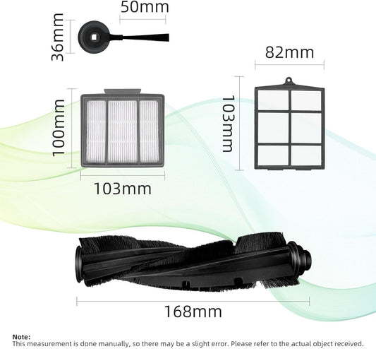 Spare Replacement Parts or Shark ION Robot AV751 AV752 AV753 S87 R85 RV850, RV850WV Vacuum Cleaner Accessory V1259-DP01-E-369